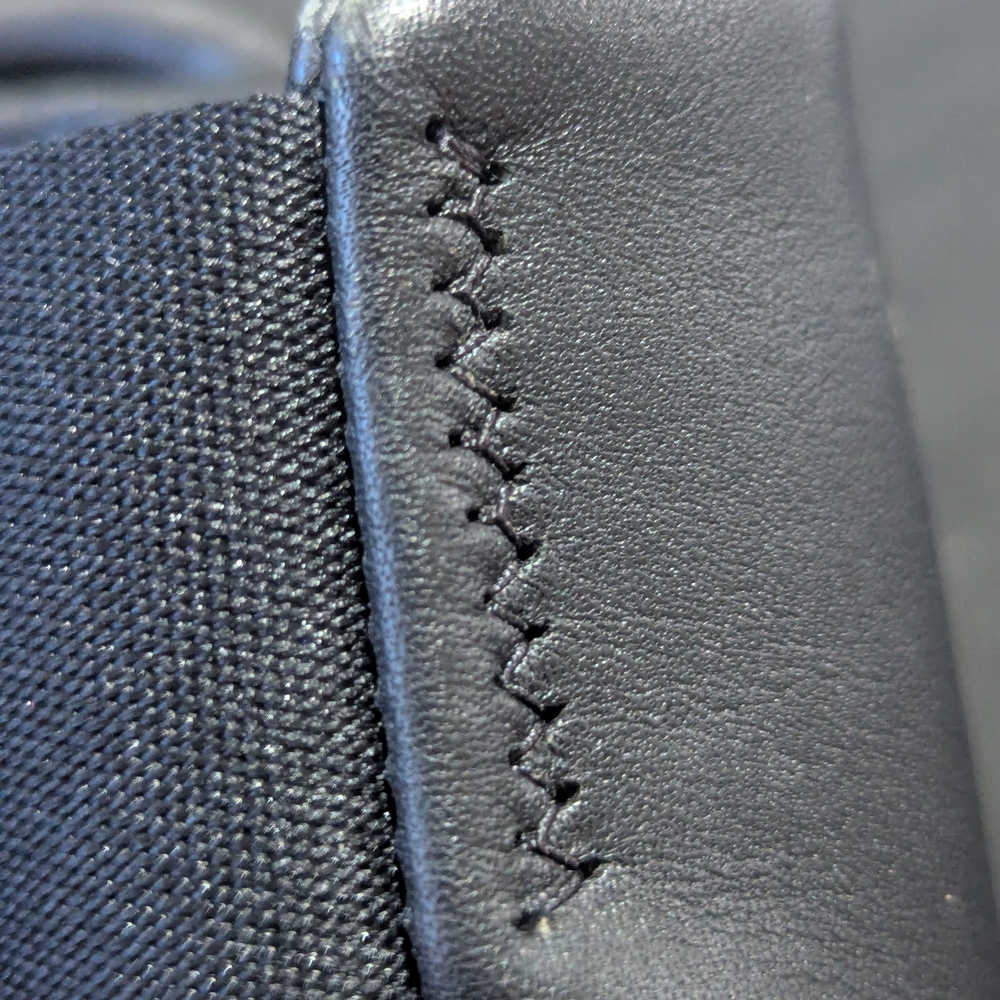 Coach Black Leather Belt Bag with Front Pocket - Picture 9 of 13